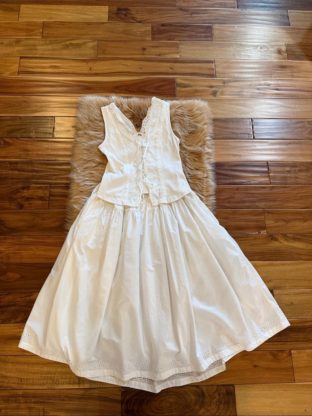 Free People Gesibelle skirt set Sz Medium - Picture 4 of 11
